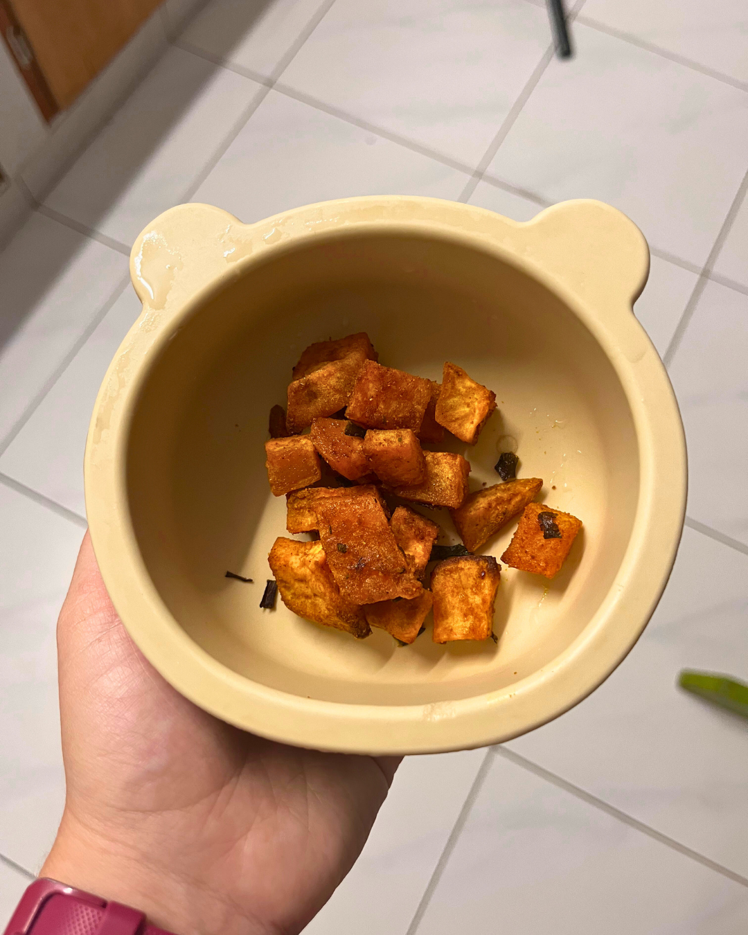 Croustillant de patate douce
