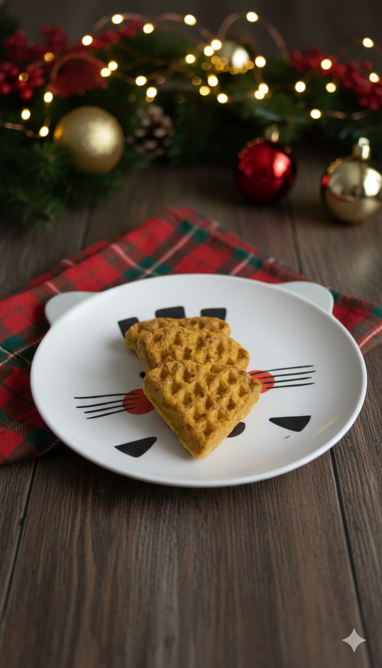 Gaufre carottes, thym & mozzarella