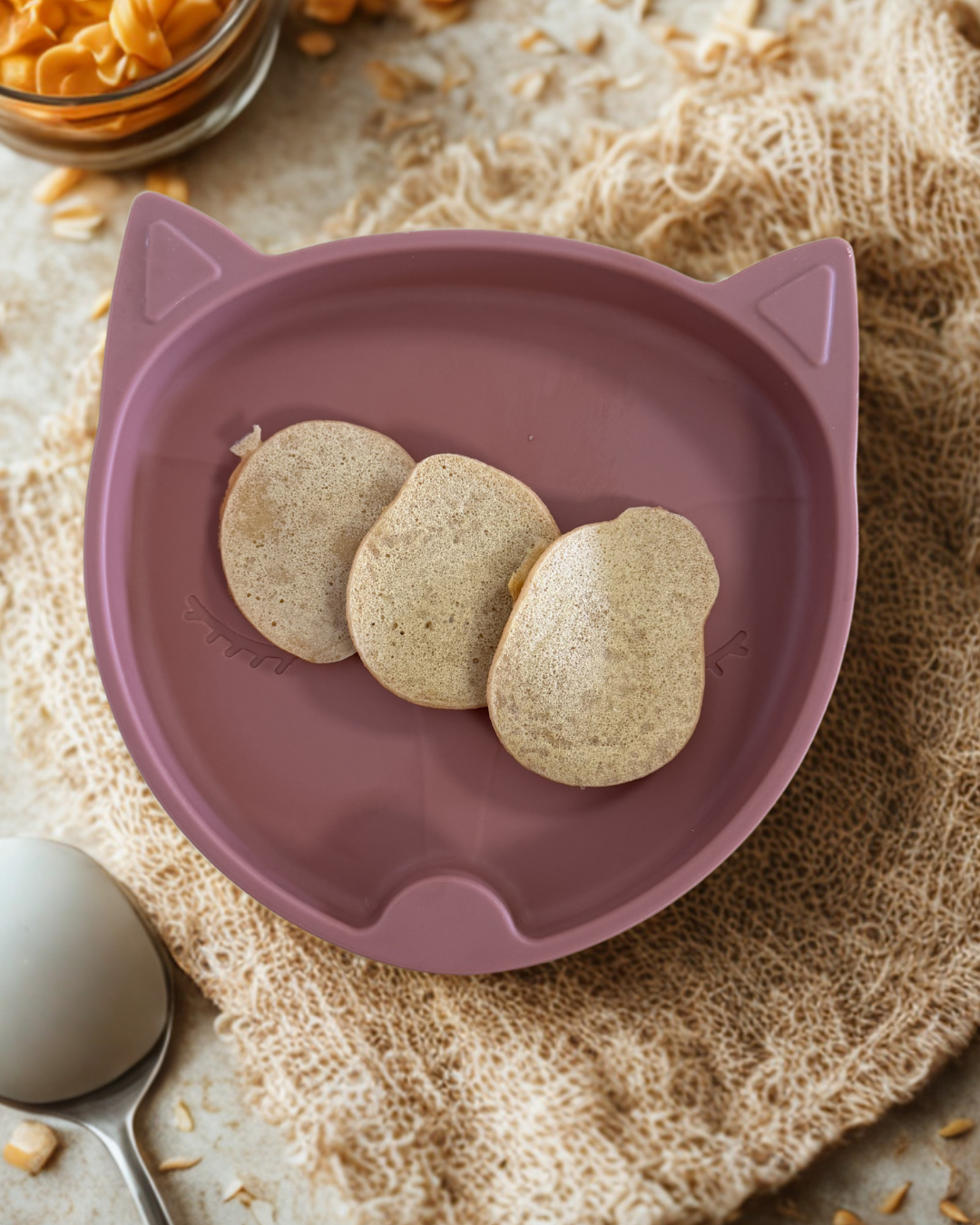 Pancakes lentilles corail & poireaux