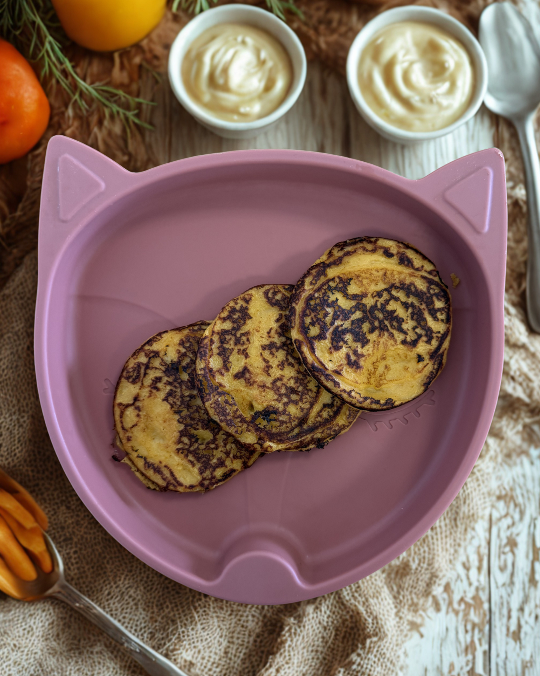 Pancakes façon dahl de lentilles corail