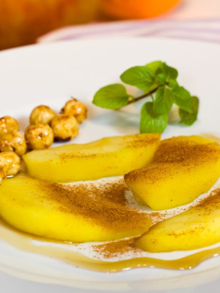 Bâtonnets de poire rôtie fondants pour bébé